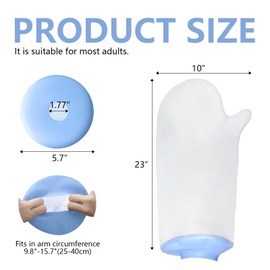 Gipsschutz Wasserdicht Arm, Erwachsene Verbandschutz Duschschutz Hand, Armprotektor Abdeckung, Wiederverwendbarer Verbandschutz, Um Die Arme Trocken Zu Halten, Für Armschutz Beim Baden