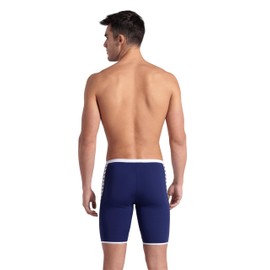 ARENA Men's Performance Icons Solid Swim Jammer Navy/White