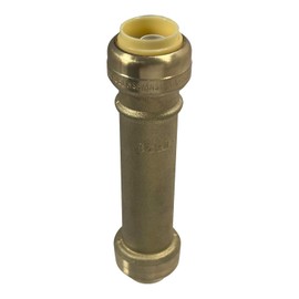 2 Pcs. XFITTING 1/2" Push Fit Slip/Repair Coupling, 1/2" Push to Connect Slip Coupling