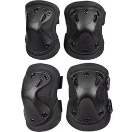 4pcs Coderas de Rodilla, Protector de Rodilleras Coderas T?cticas