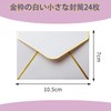 Roczential 24 Envelopes, Mini Envelopes, Business Card Size, Simple, Stylish,
