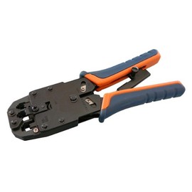 KALEA-INFORMATIQUE Crimping pliers for RJ45 / 8P8C - RJ12 / 6P6C - RJ11 / 6P4C - RJ09 / 4P4C plugs/WITH SLOTTER