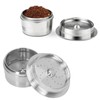 Reusable Coffee Capsule Stainless Steel Refillable Coffee Pod with Brush