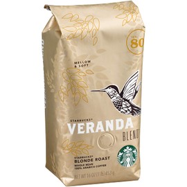 Starbucks Veranda Blend Whole Bean Coffee, Veranda, 96 Oz Pack of 6