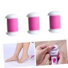 Beavorty 3pcs Electric Foot Care Tool Replacement Roller for Dead