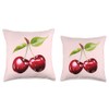 sean jaxx's design Blossom Flowers Fruity Cherry Dum Pattern Throw