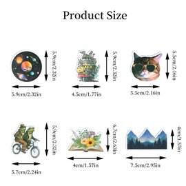 100Pcs Stickers for Adults Teens Kids, Cute Stickers Pack, Cool Waterproof Vinyl Sticker Decals, Aesthetic Sticker for Laptop Skateboard Water Bottles Computer Phone Guitar Scrapbooking Notebook