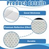 WeddHuis 42 Pieces Bicycle Rims Stickers Bicycle Reflectors Sticker Set