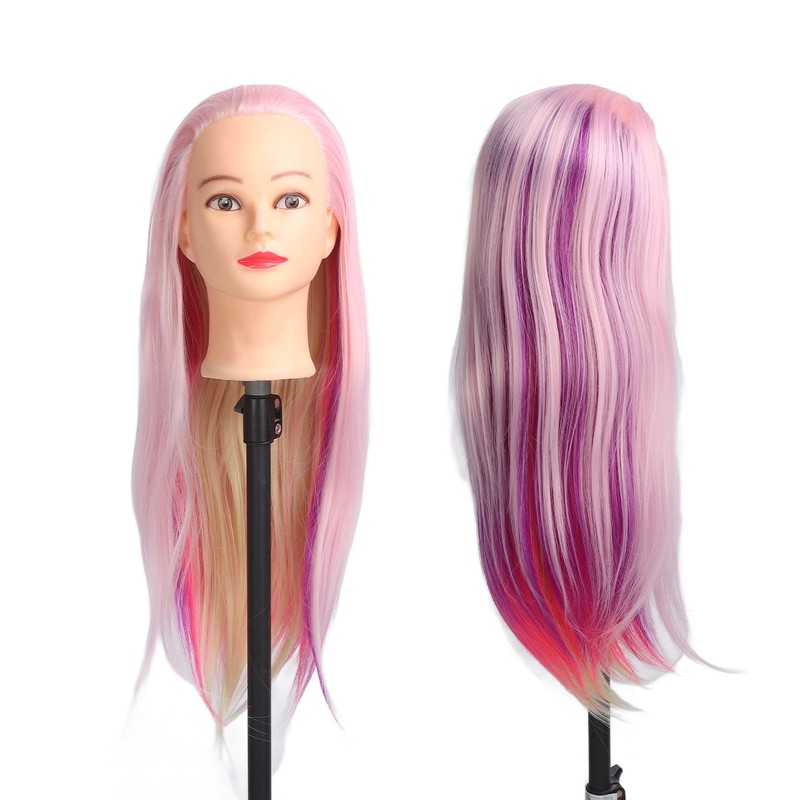Hair Training Doll Head Hairdresser Cosmetology Manikin Practice Mannequin 4
