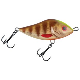 Salmo Slider Wobbler Jerkbait Glider Spotted Brown Perch 10 cm Sinking