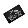Vmcoatdu 2 Pieces Creek Survivor Embroidered Patch Badge Emblem with