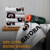 Gatorade Sideline Towel, White, 21" x 39", 100% Cotton, Machine