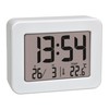 TFA Dostmann Mini Wecker mit Temperatur, 60.2044.02, Tischuhr, batteriebetrieben, inkl