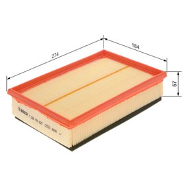 Bosch S0627 - Air Filter Car