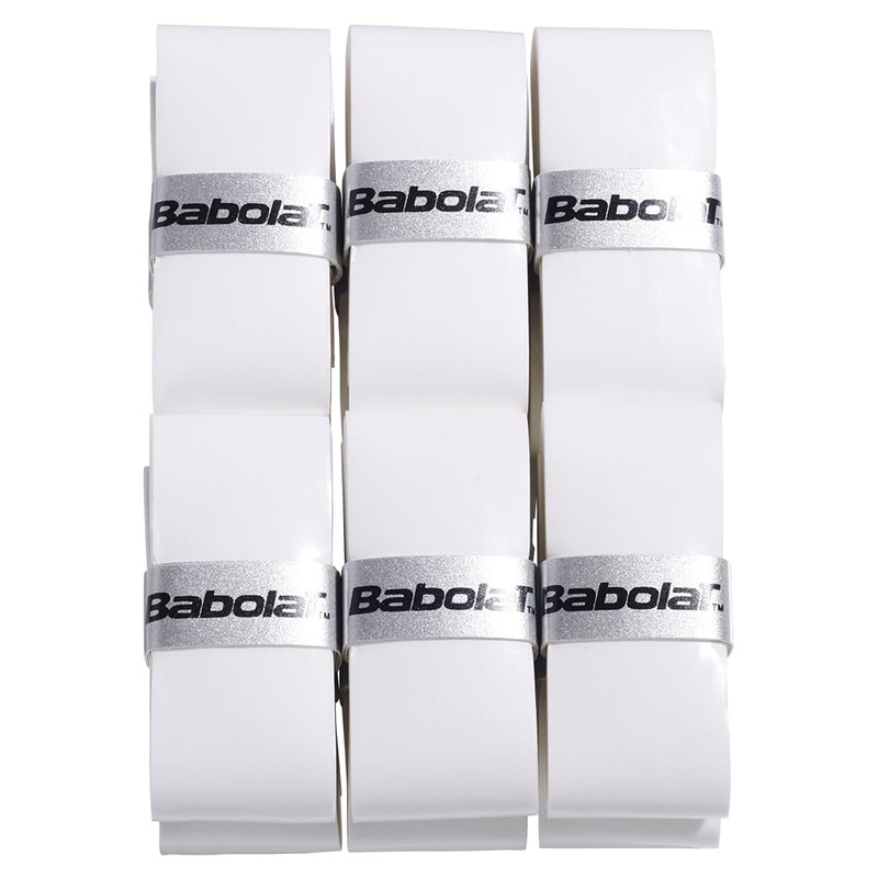 Babolat Overgrip Pro Tour 2.0 X12, white, One Size