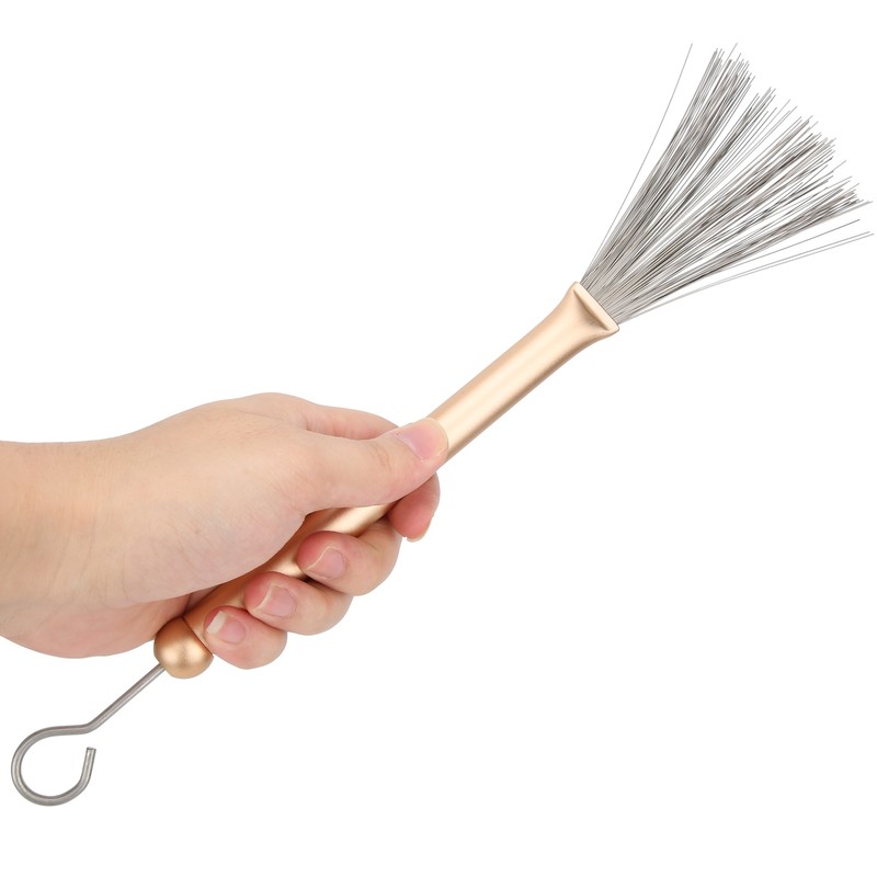 Drum Stick Brush Set Jazz Retractable Metal Wire 19 Beam
