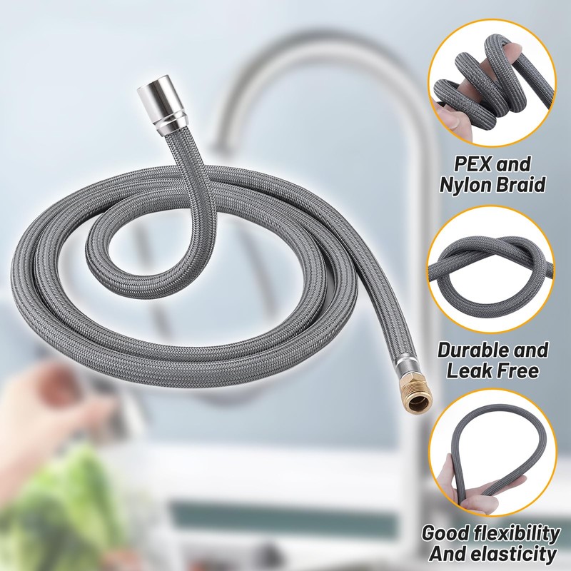 Pull down Spray Hose for American Standard M922367-007220A Faucet-Supply-Lines kitchen