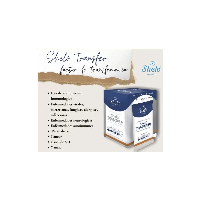 Shelo Transfer Para Fortalecer El Sistema Inmune