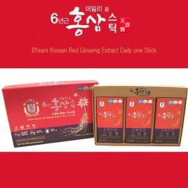 Daily One 6-year-old red ginseng stick gift set 12g 30 packets Holiday parents’ health Lunar New Year Chuseok gift / 데일리원 6년근 홍삼스틱 선물세트 12g 30포 명절 부모님 건강 설 추석 선물