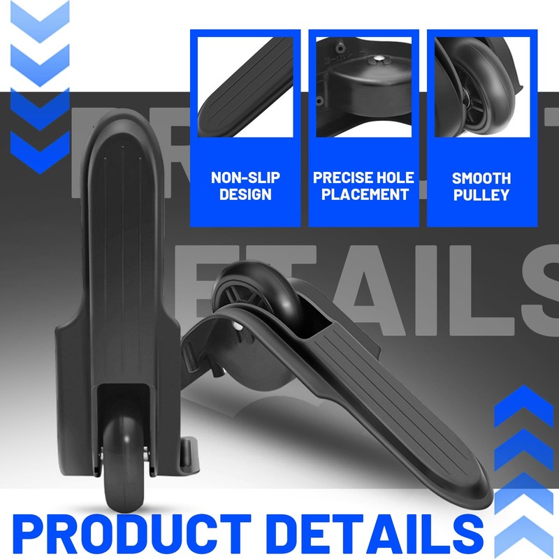 SANOU Suitcase Wheels Replacement Wheels 1 Pair Suitcase Replacement Wheels