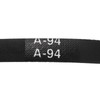 sourcing map 2pcs A94 or 4L960 Classic Wrapped Rubber V-Belt,