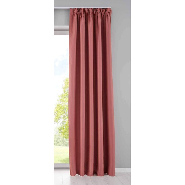Gardinenbox NewYork Opaque Curtain Concealed Loops Dusky Pink H x