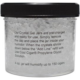 Joe Cool Cigar Crystal Gel Humidifier for Cigar Humidors - 4oz Jar