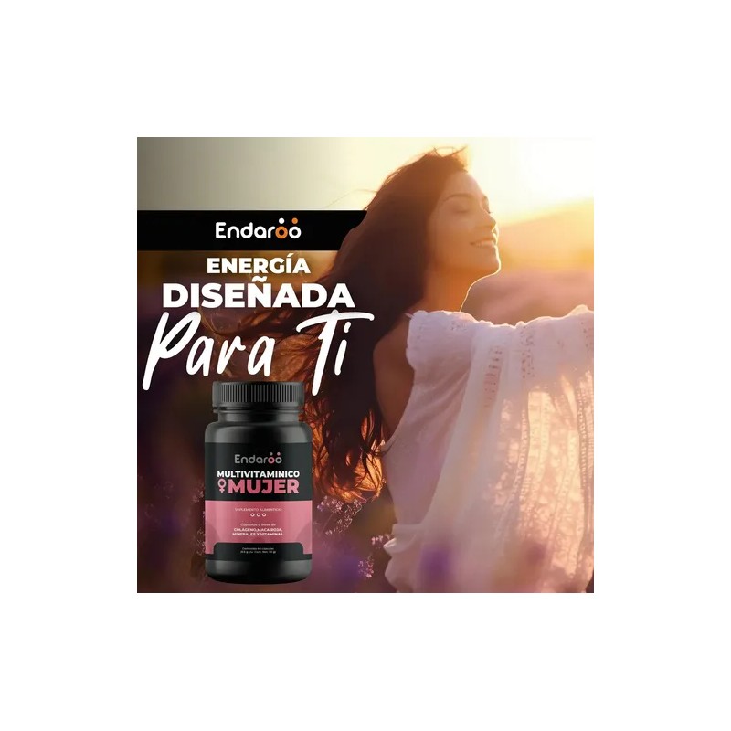 Multivitamínico Para Mujer |biotina, Ácido Fólico ,vitaminas 60 Cápsulas