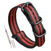 MZBUTIQ Nylon Watch Strap Long (18 19 20 21 22