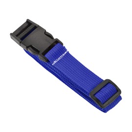 M METERXITY 1 Pack Luggage Straps- Travel Baggage Accessory Adjustable Suitcase Belt with Quick Release Buckle, Apply to Travel (1 Meter, Blue)