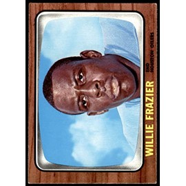 1966 Topps # 55 Willie Frazier Houston Oilers (Football Card) EX Oilers Arkansas A&M