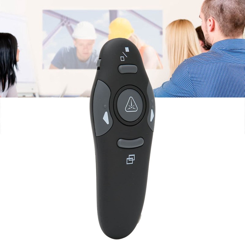 Presentation Clicker, Ergonomic Handhold Presentation Remote Wide Application Multi Functions
