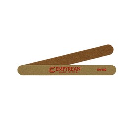 Empyrean Premium Nail Files | Made in USA | Coarse 100/180 Medium | Professionals Choice | Disinfectable Washable Reusable | Old Gold Cushion Nail File