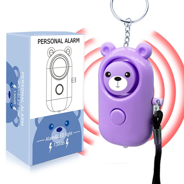 Personal Alarm Keychain - 130dB Safety Self Defense for Women