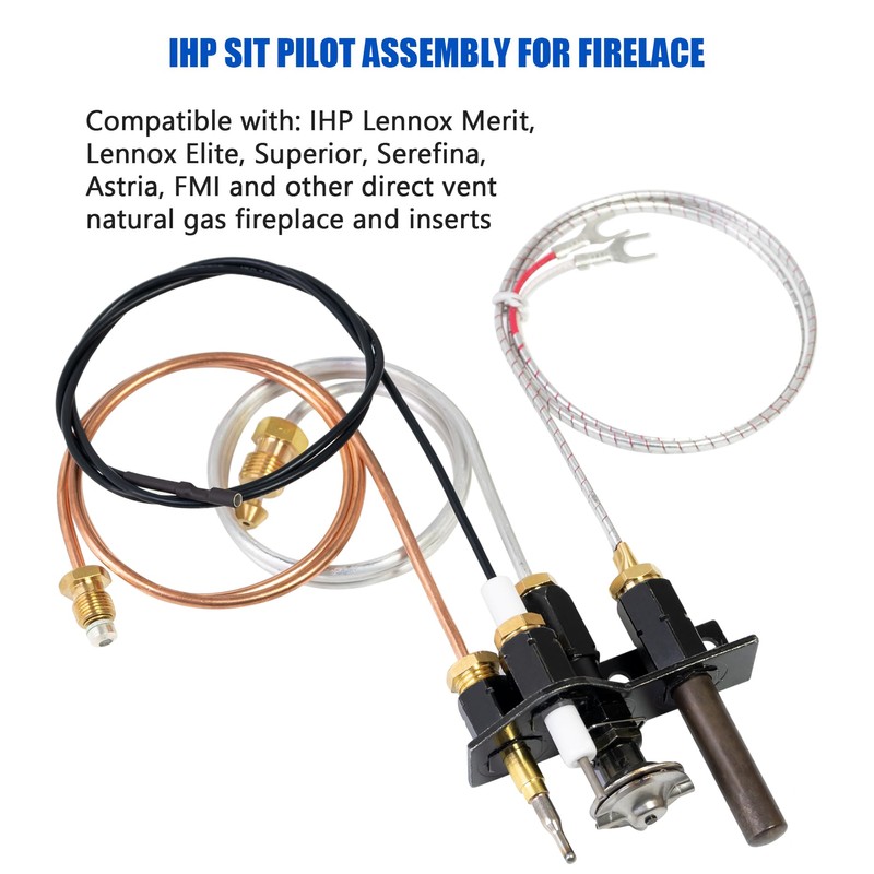 69L17 Pilot Assembly for Natural Gas Fireplace, Replaces 69L1701, 904405,