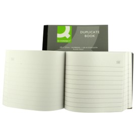Q Connect 4x5-inche Ruled Feint Duplicate Book