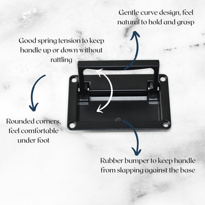 Livale Trap Door Pull Handle - Recessed Door Handle Pull