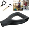 heyous Inside Diameter 32mm D Shovel Handle Black PP Plastic