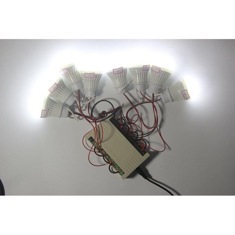 Wireless Multifunction Remote Electric Switch Motors 12V DC 8 Control