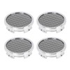 X AUTOHAUX 4 Pcs 57mm Car Wheel Center Caps Hub