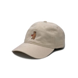 Riot Society Riot Bear Embroidered Dad Hat - Khaki, One Size