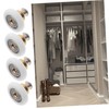 SHINEOFI 4pcs Shower Door Rollers with Nylon Bearing Pulleys for