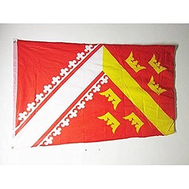 AZ FLAG ALSACE OLD FLAG 3' x 5' External Use - FORMER ALSACE FLAGS 90 x 150 cm - BANNER 3x5 ft Knitted Polyester