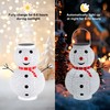 HEISOK Christmas Decorations Snowman Solar Lantern - Snowman Solar Hanging
