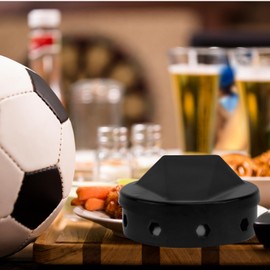 DOITOOL Wood Chip Smoker Box, BBQ Smoker Box with Lid for Charcoal & Gas Grill, Black