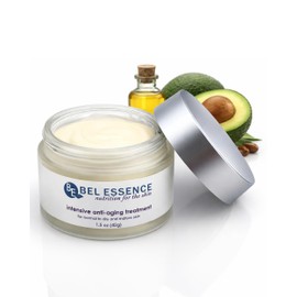 Bel Essence Anti Aging Face Moisturizer for Women & Men with 9 Natural Oils - Nourishing & Deeply Hydrating Face Cream for Dry Skin & Neck Cream - Day & Night Use - 1.5oz