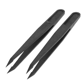 Uxcell a11120600ux0213 2 x Antistatic Antimagnetic Watch Jewelry Plastic Tweezers Plastic (Pack of 2)