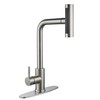 Single Handle Kitchen Faucet with Pull Down Sprayer Waterfall Kitchen
