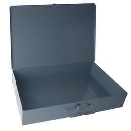 Durham 123-95-IND Gray Cold Rolled Steel Individual Large Empty Metal Shell, 18" Width x 3" Height x 12" Depth