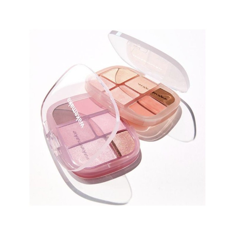 WAKEMAKE Soft Sheer Multi Palette& Brush Special Set 2items [Limited],
